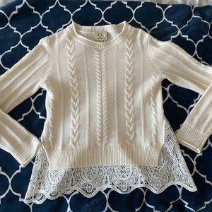 Pure Cashmere Cable knit sweater